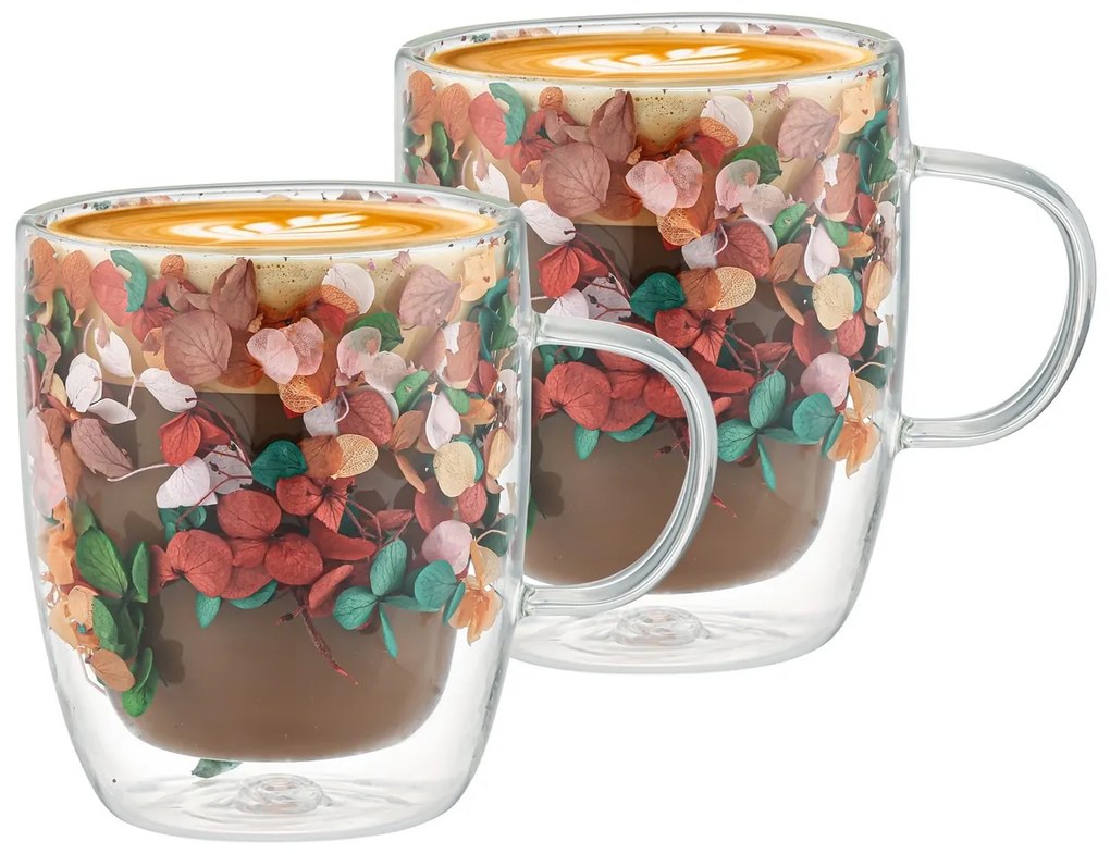 4Home Pahare termice Bloom  Hot&Cool 400 ml, 2 buc.