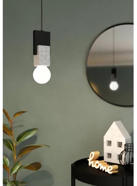 Eglo 99531 - Lustră suspendată pe cablu LOBATIA 1xE27/40W/230V