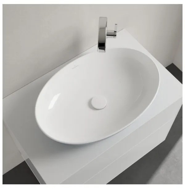 Lavoar pe blat, Villeroy&amp;Boch Artis, material TitanCeram, 61x41cm, Ocean, 419861BCW2