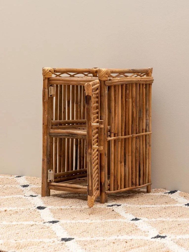 Set dulap si noptiera din rattan Harmonie