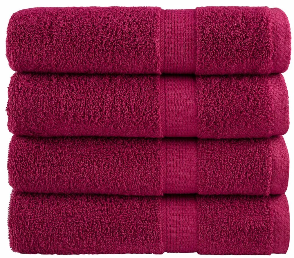 vidaXL Prosoape de duș premium SOLUND 4 buc 70x140cm 600 gsm