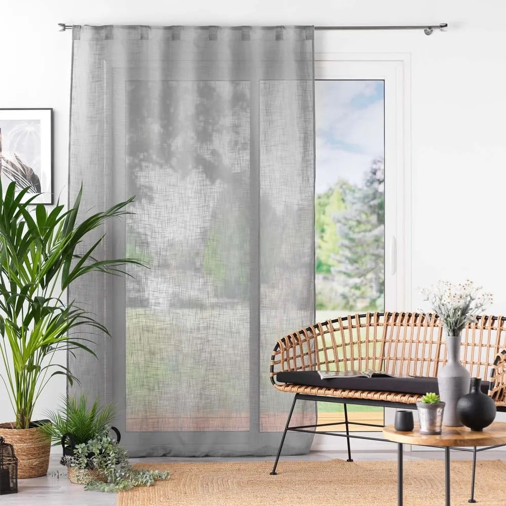 Perdea gri 140x240 cm Haltona – douceur d'intérieur