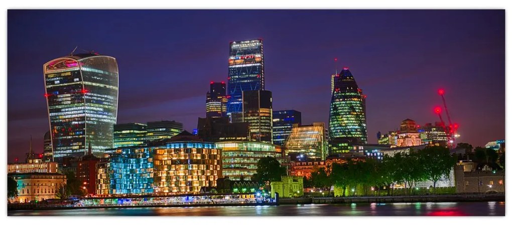 Tablou - Londra seara (120x50 cm)