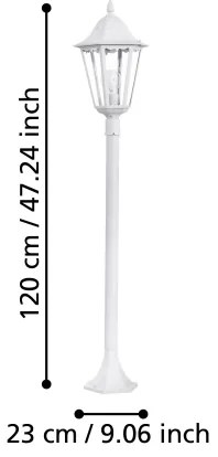 Eglo 93452 Corp de iluminat exterior NAVEDO E27/60W/230V