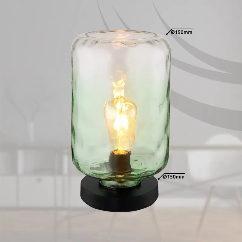Veioza/Lampa de masa design decorativ DARINA verde