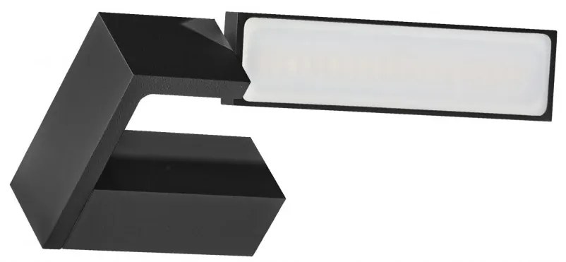 Aplica LED cu spot directionabil pentru baie IP44 Dalen 4000K neagra