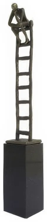 Statueta bronz "Ganditorul" S