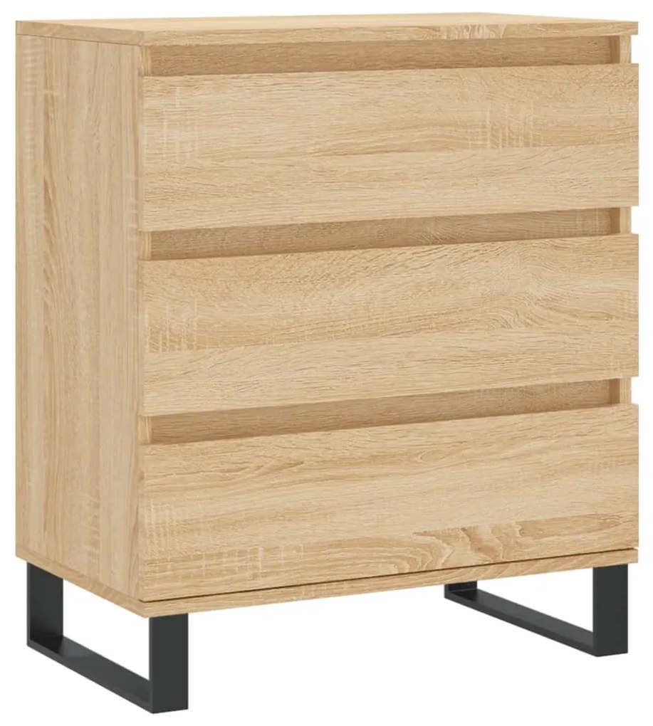 vidaXL Servantă, stejar sonoma, 60x35x70 cm, lemn prelucrat
