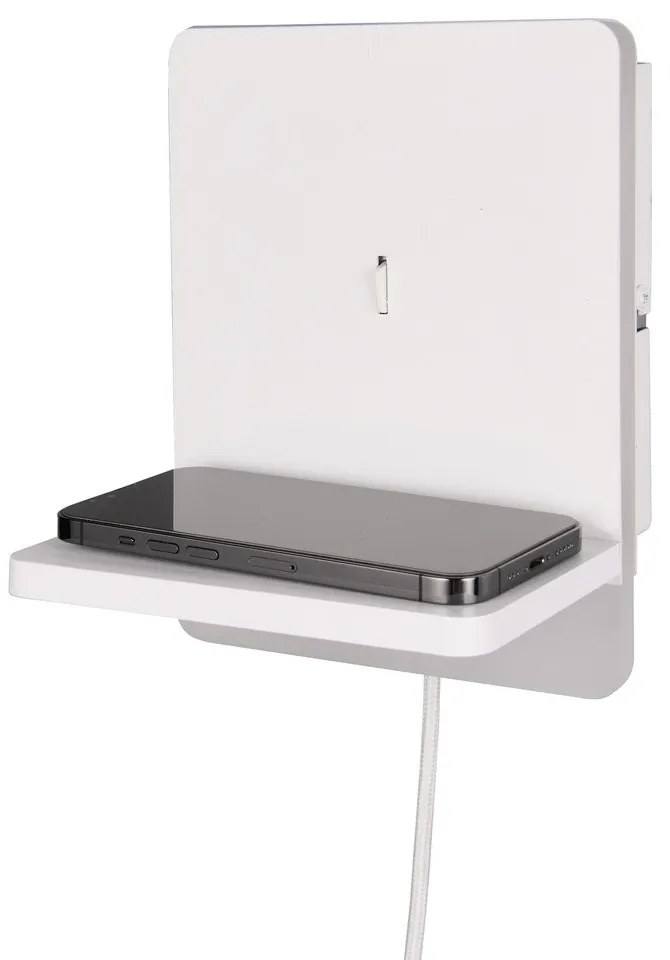 Aplică de perete albă LED cu intensitate reglabilă Fairfield – Trio