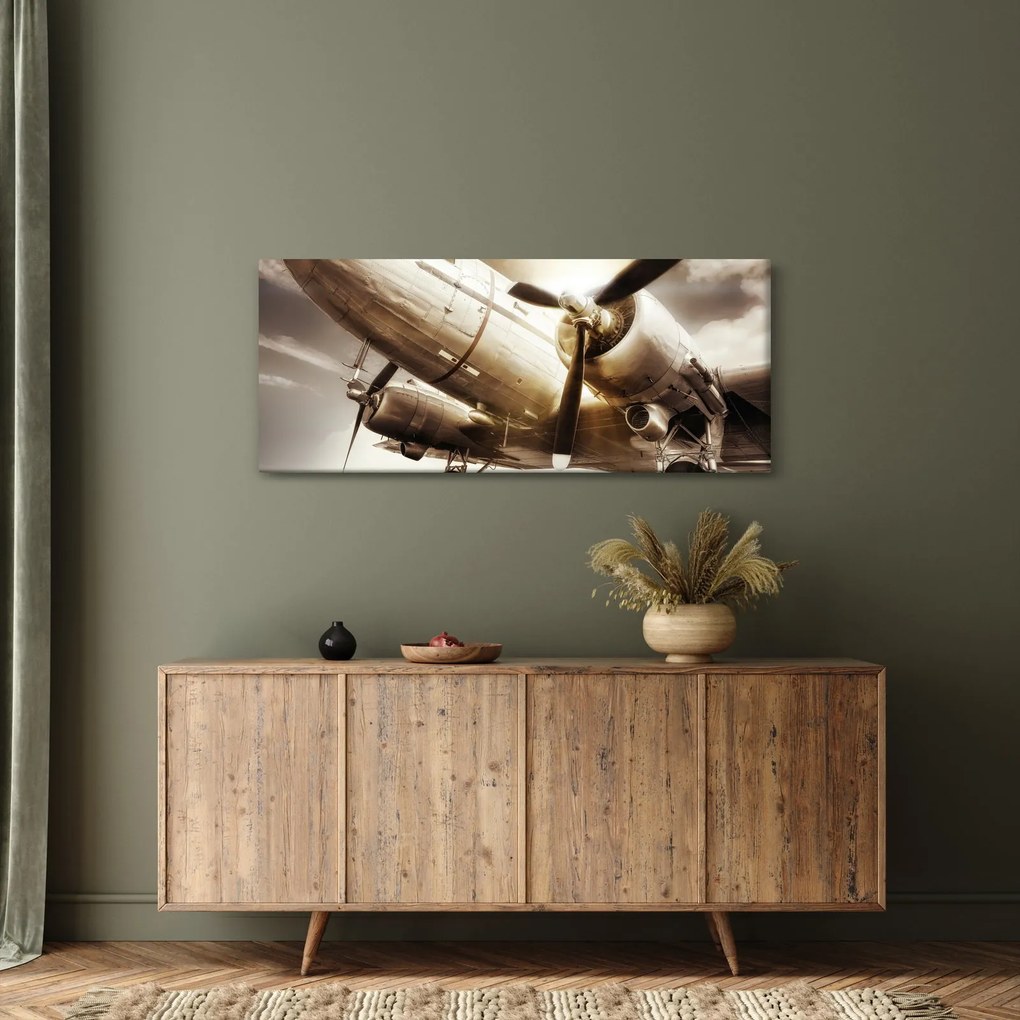 Tablou - Avion (120x50 cm)