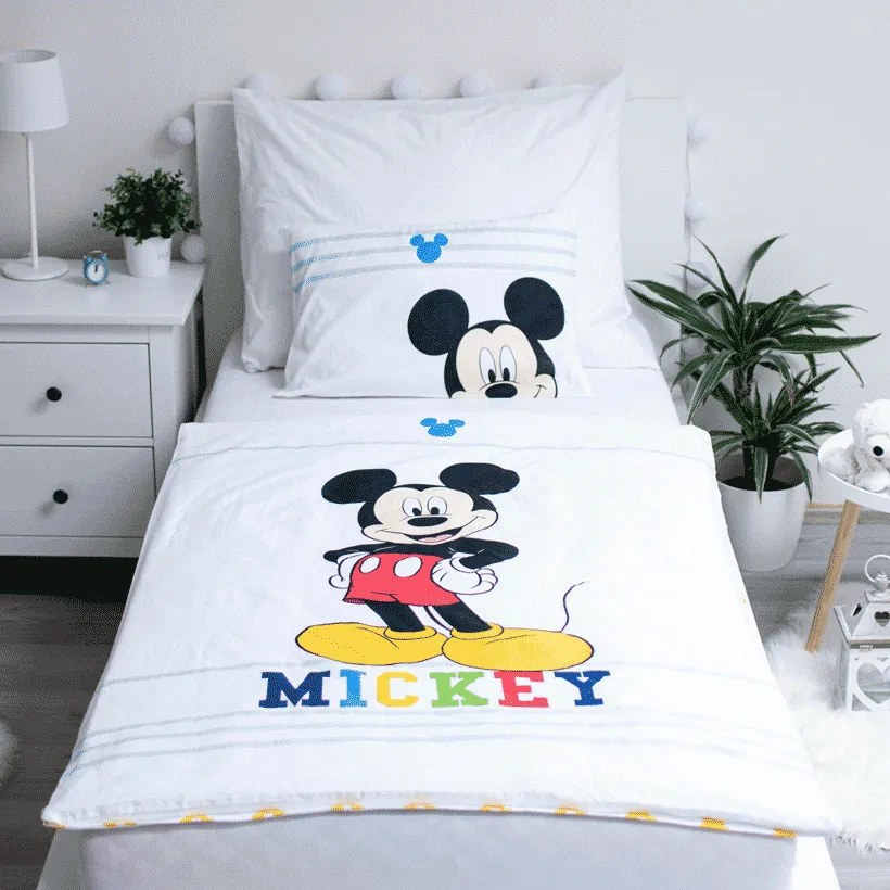 Disney Mickey Colors așternuturi pentru copii 100×135cm, 40×60 cm