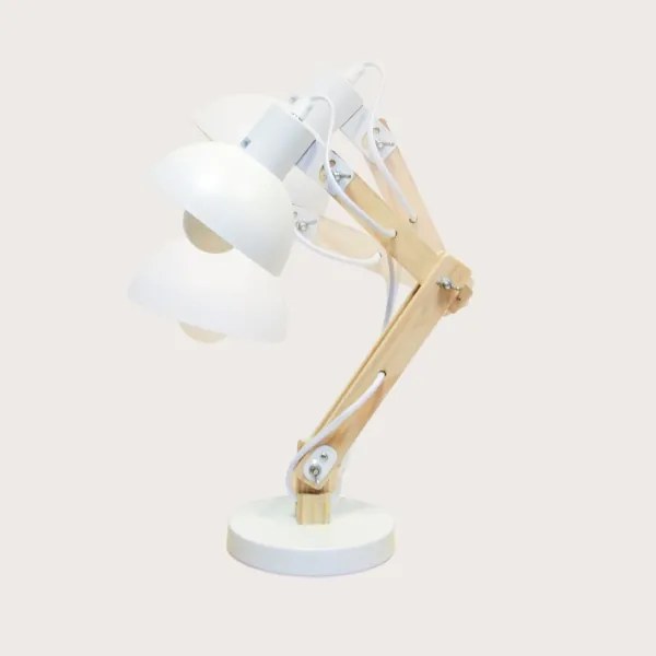 Brilagi - Lampă de masă FOCUS 1xE27/40W/230V albă