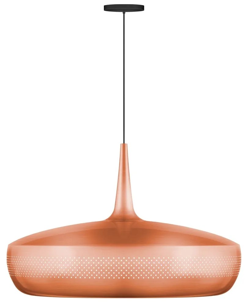 Abajur metalic design retro Clava Dine, Brushed Copper