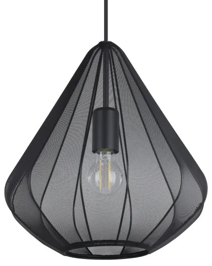 Lustră pe cablu Eglo 43994 1xE27/40W/230V d. 33,5 cm negru