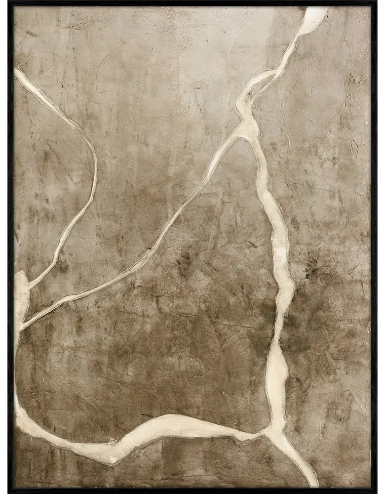 Tablou pictat manual 90x120 cm Vibranium – Malerifabrikken