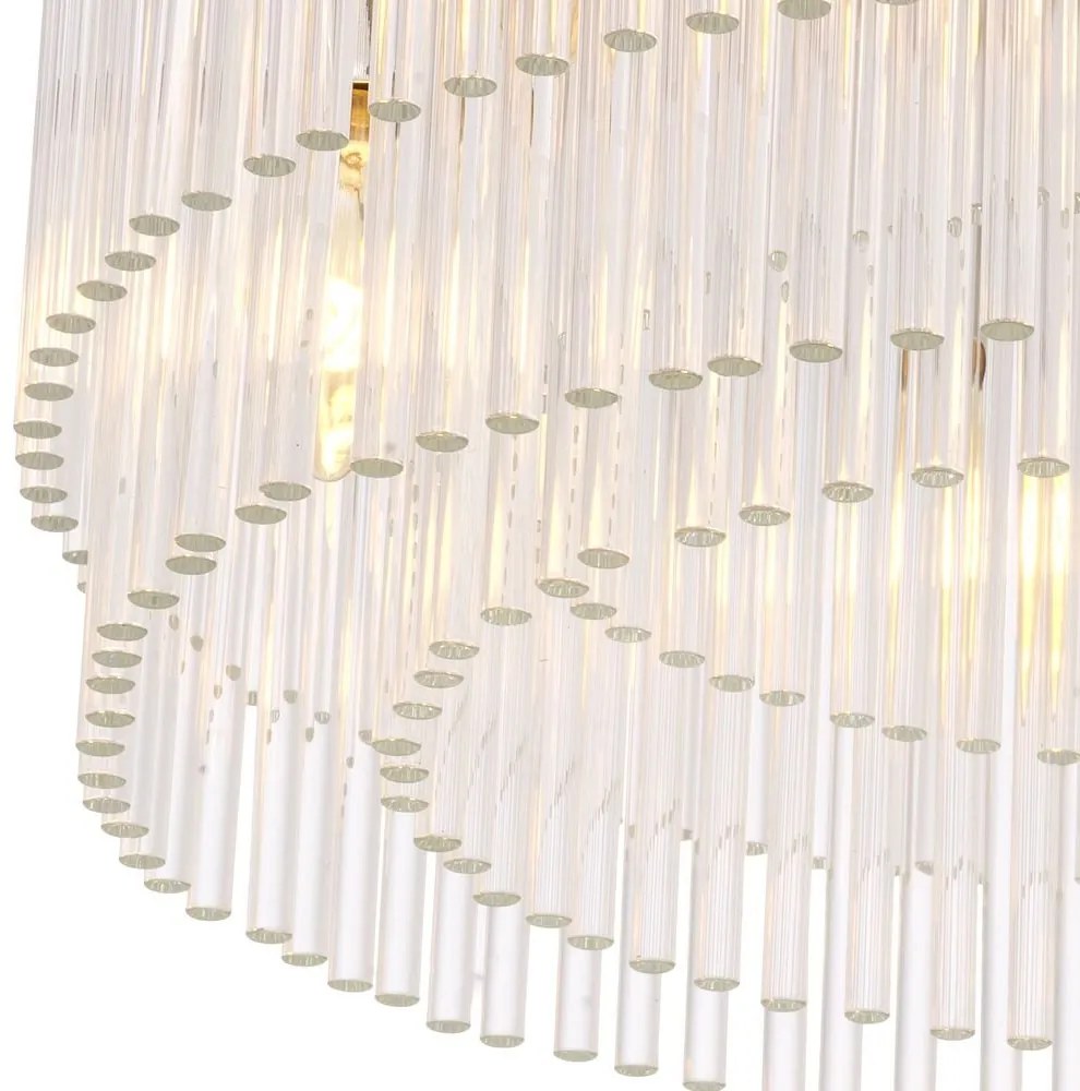 Lustra dimabila design elegant LUX Hector, nickel 115973 HZ