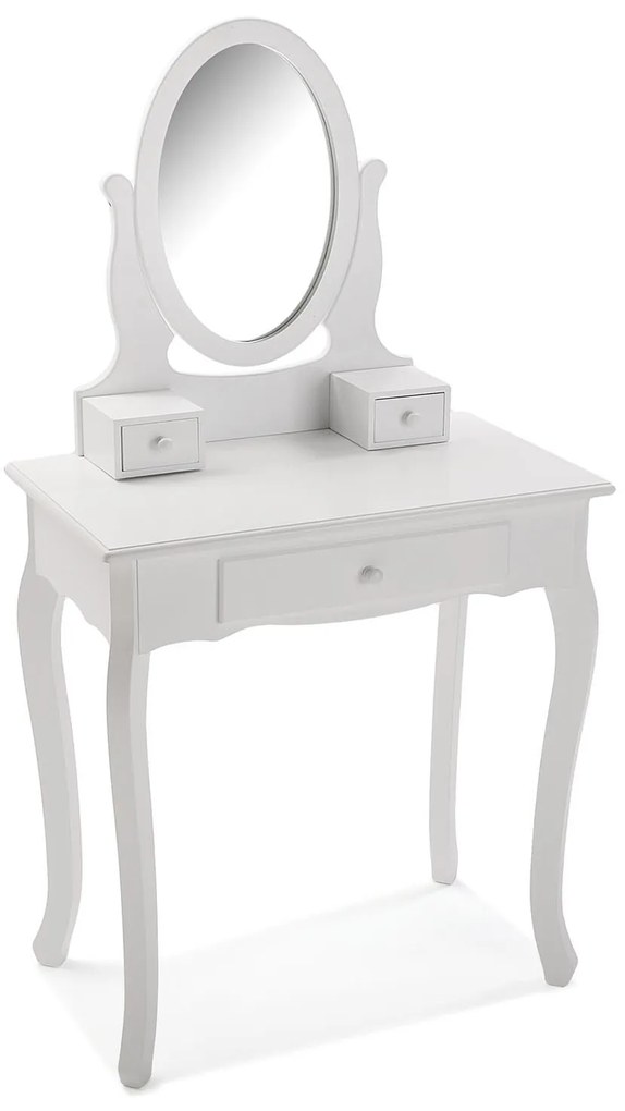 Masa de toaleta din sticla, lemn mdf 129.5X40X70