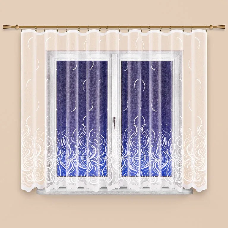Perdea finisată din jacard BELLA 350 x 160 cm