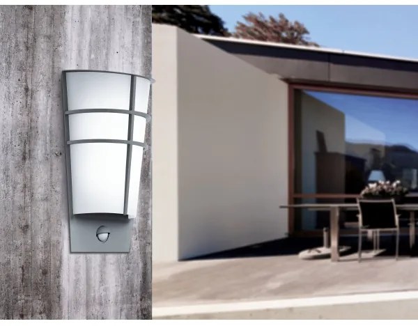 Eglo 96017 - LED Corp de iluminat perete exterior cu senzor BREGANZO 1 2xLED/2,5W