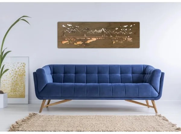 Li-Go 4778/A/4 - Decorațiune LED de perete LED/10W/5V 30000 mAh 120x40 cm stejar