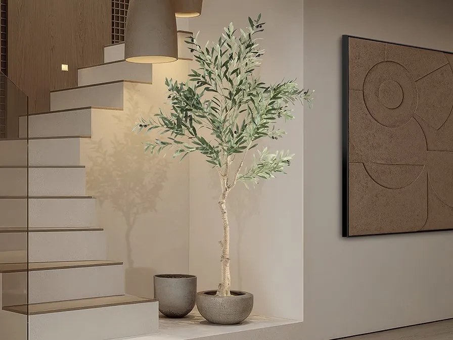 Planta artificiala decorativa Olivo, H180