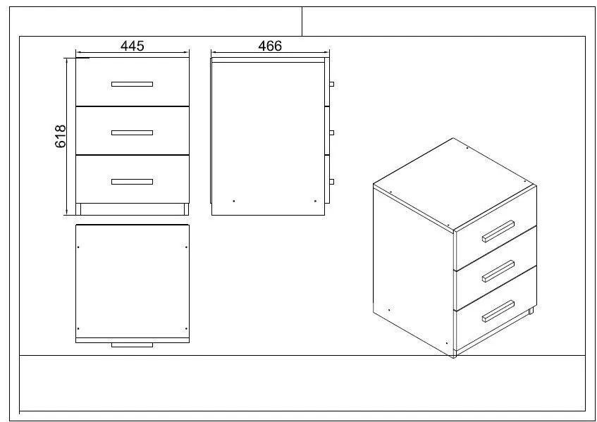 Set mobilier de birou VO17-BA