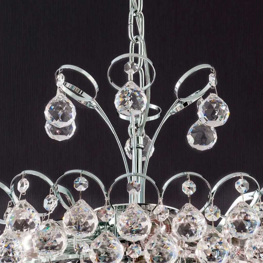 Lustra cristal Asfour, KRISTALL KLASSISCH crom 55cm