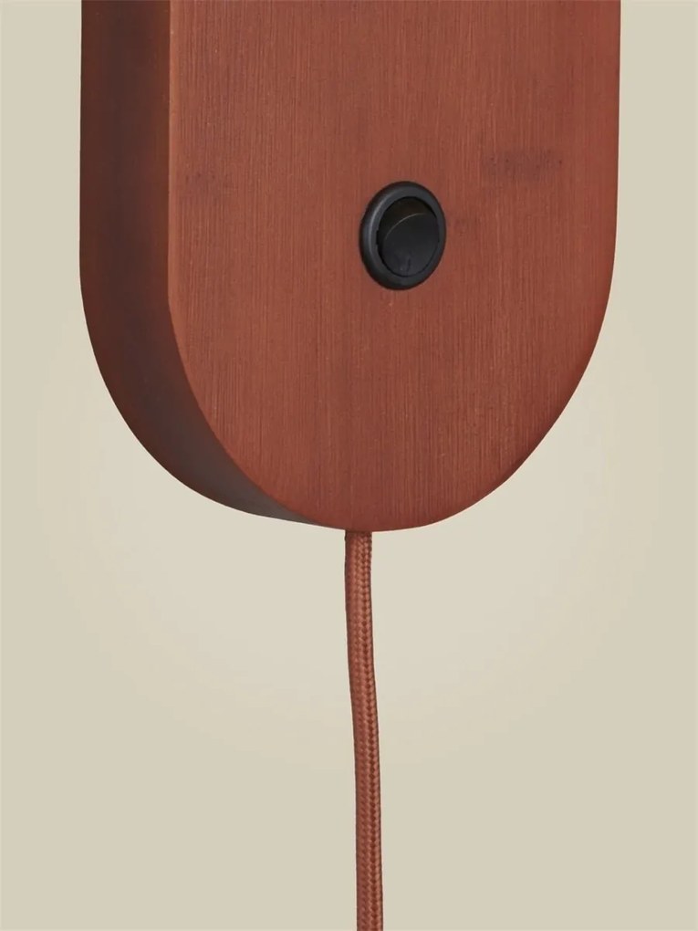 Aplica de perete din bambus maro Java