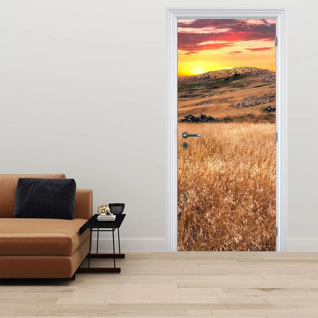 Fototapet pentru ușă - Câmpul (95x205cm)