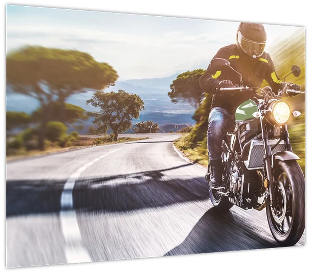 Tablou - Motociclist (70x50 cm)