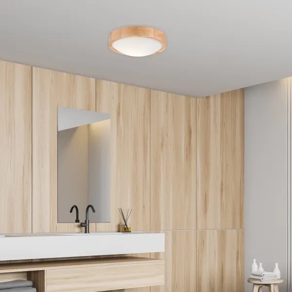 Lustr OAK SLIM 1xE27/60W/230V stejar, pr. 27 cm