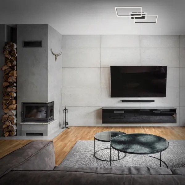 Plafonieră LED dimabilă FRAME LED/40W/230V Briloner 3049-015 + telecomandă