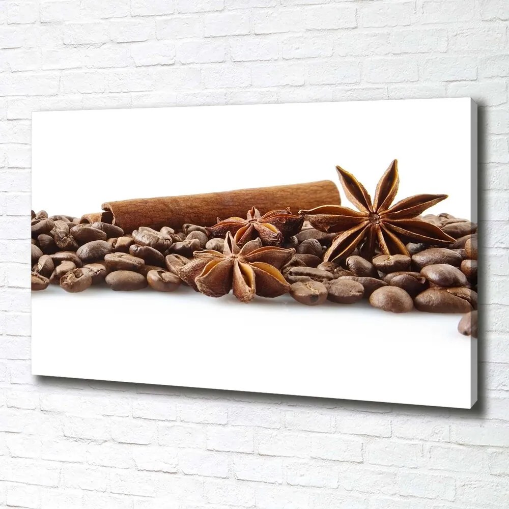 Pictură pe pânză Boabe de cafea scorțișoară
