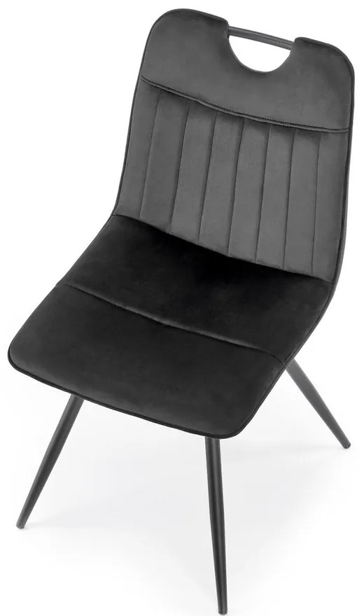 Scaun de bucaterie Olindo, negru