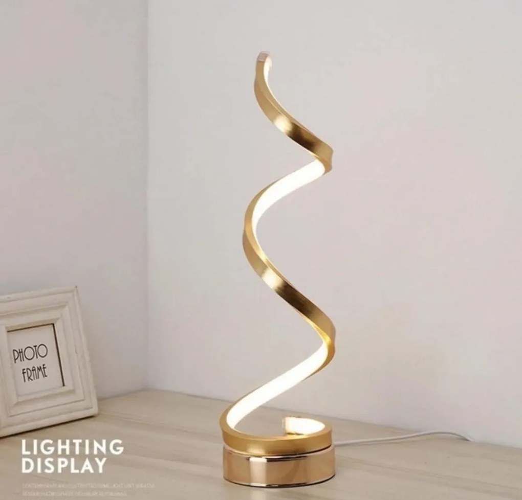 💡 Veioză LED 8611FG – Stil Modern în Negru Mat cu Iluminare Reglabilă