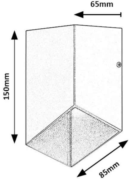 Aplică LED de exterior Rabalux 77049 TILBURG LED/5W/230V IP54 negru