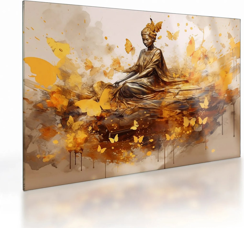 Tablou pe sticlă - Vindecătorul (70x50 cm)