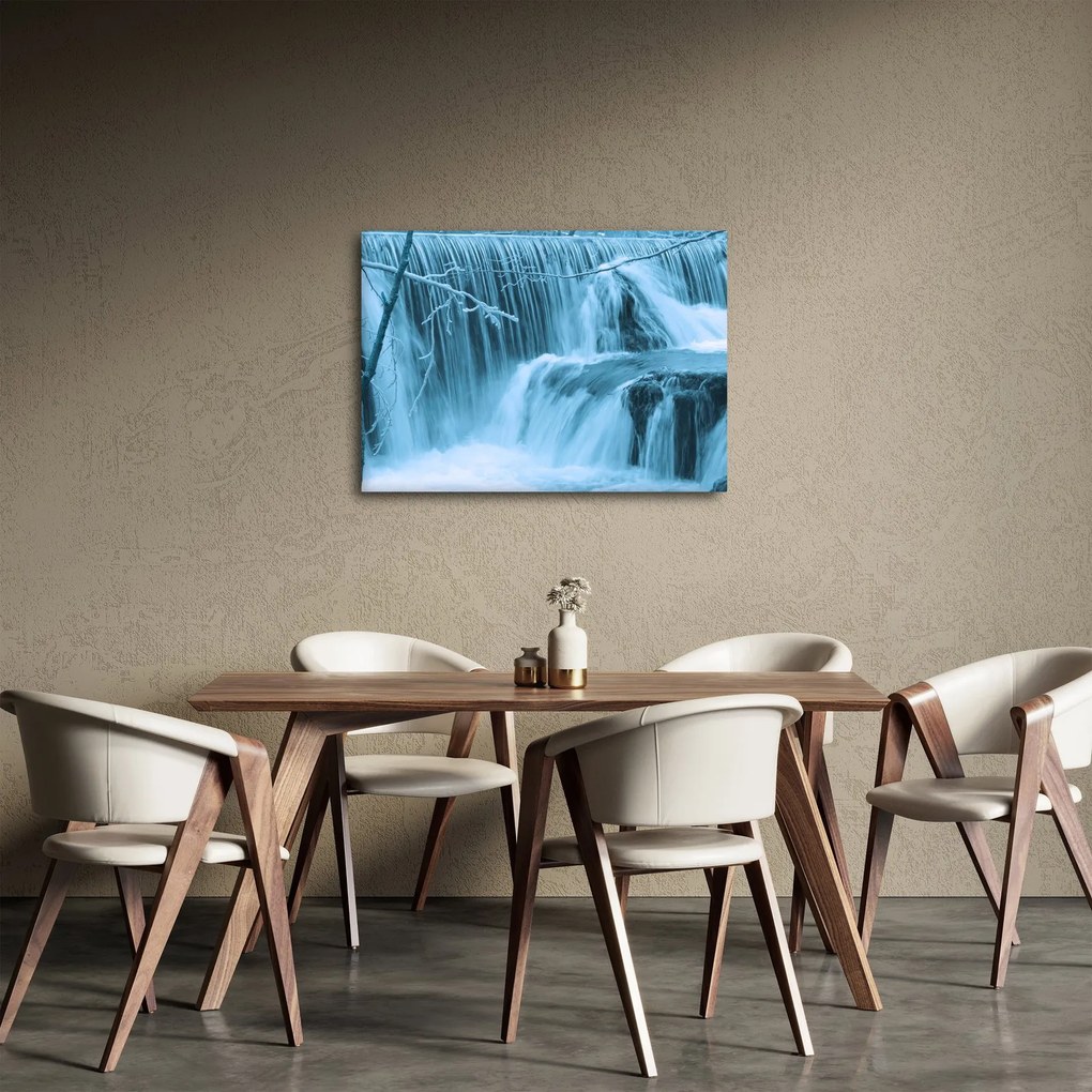 Tablou - cascadele închețate (70x50 cm)