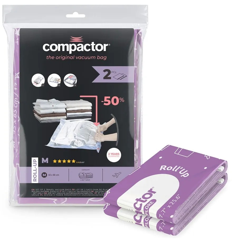 Saci de vidat 2 buc. Roll Up M – Compactor