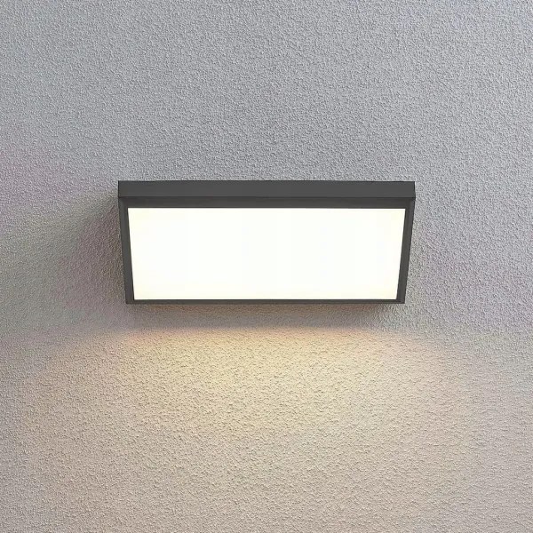 Aplica de perete pentru exterior cu senzor LED/20W/230V IP65 gri