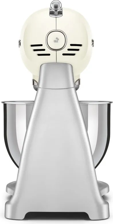 Mixer planetar Smeg SMF04CREU, 800 W, 4,8 l, 10 viteze, funcție de pornire treptată, picioare antiderapante, crem/inox
