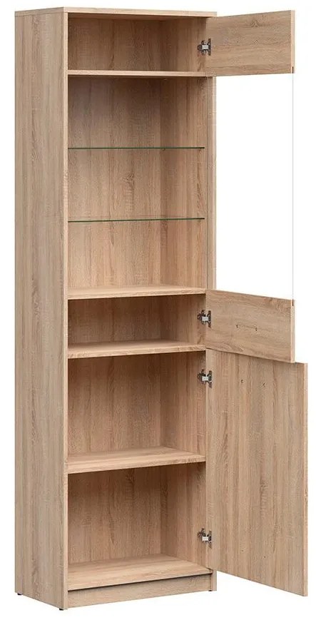 Vitrină Nepo Plus 23 (stejar sonoma) . Promo -31%. 1098369