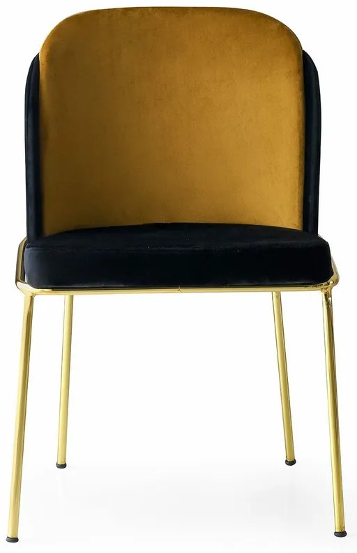 Set de scaune de sufragerie Dore Gold, 2 buc., 2 buc.