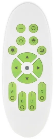 Top Light Metal 40B RC - LED Plafonieră dimmabilă LED/51W/230V + Telecomandă alb