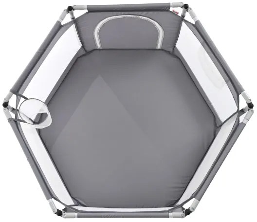 Țarc de joacă 120 cm gri