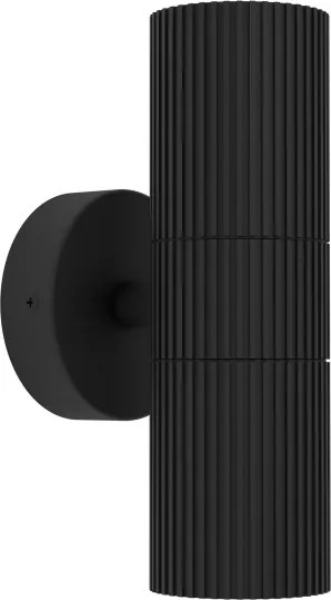 Eglo TOMELLOSO 902038 - Aplica de perete pentru exterior 2x GU10, 28 W, 230 V, IP44, negru