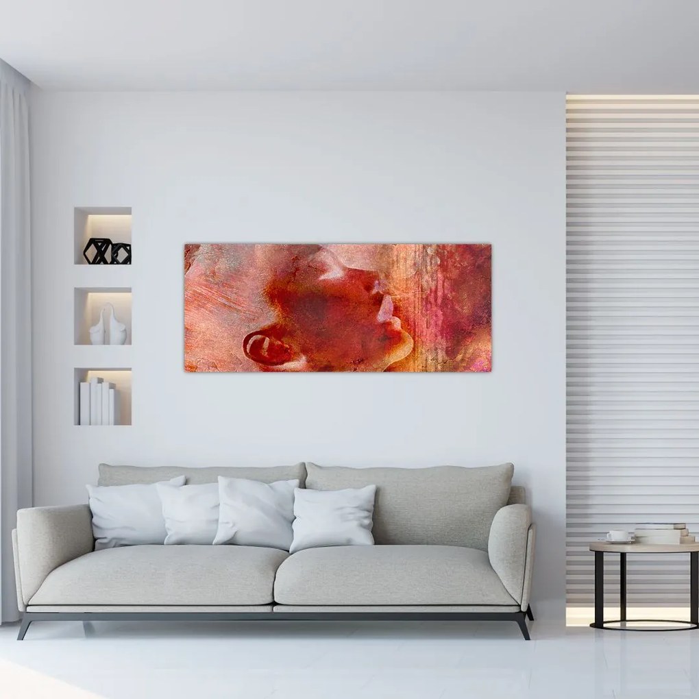 Tablou - Profilul feței feminine (120x50 cm)