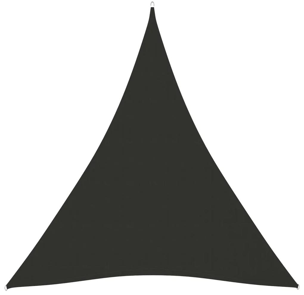 Parasolar, antracit, 4x5x5 m, tesatura oxford, triunghiular