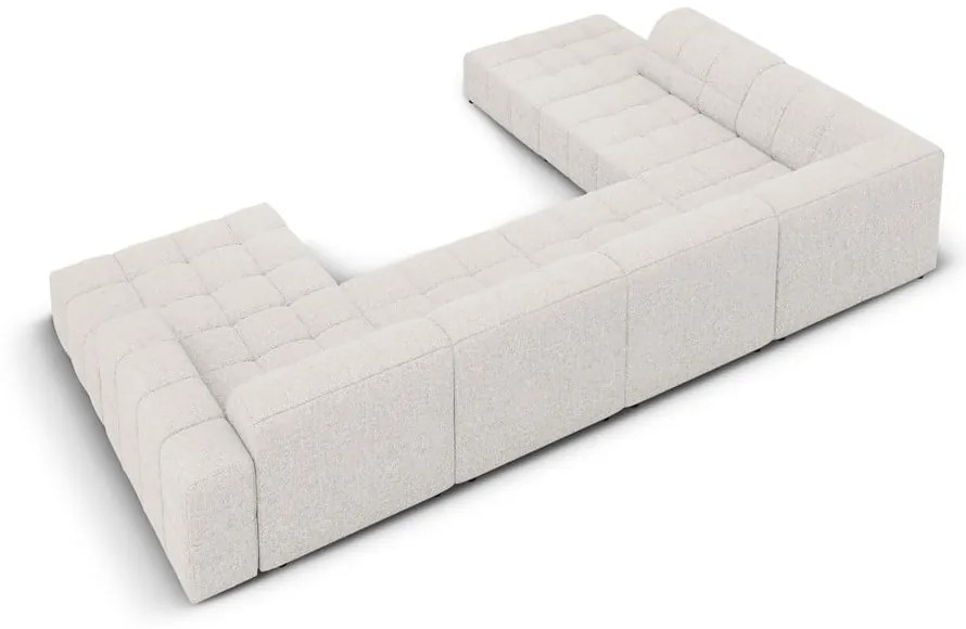 Colțar gri deschis (colț pe stânga/în formă de "U") Chicago – Cosmopolitan Design