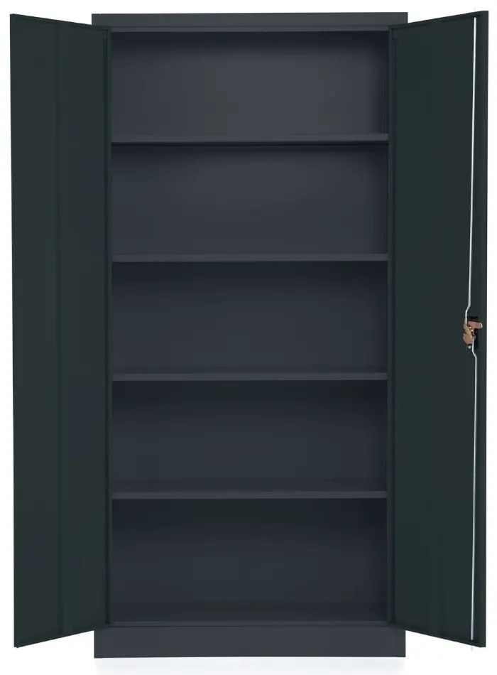 Dulap metalic universal, 90 x 40 x 185 cm, inchidere cilindrica, antracit - ral 7016